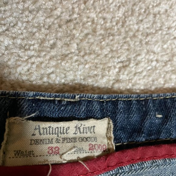 Men's size 32 Antique Rivet Denim Blue Jeans - Picture 5 of 6